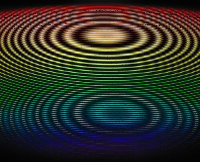 Espectro de Primera Luz de NEID (sin anotaciones)