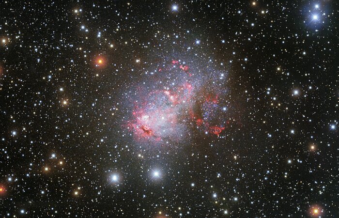 Portrait of a Starburst Galaxy