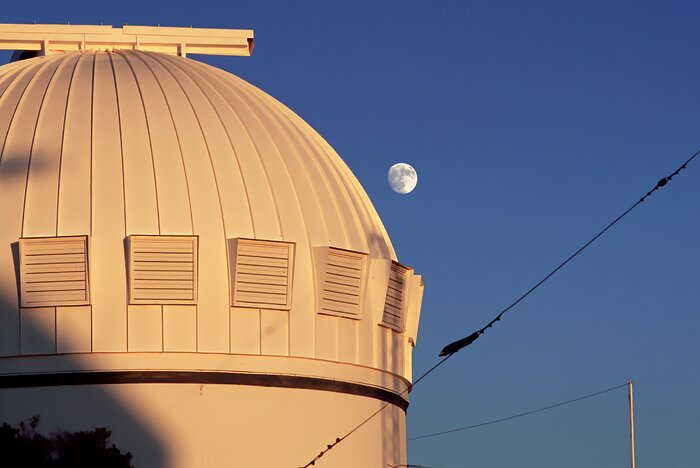 Portion of WIYN 0.9-meter Telescope at dusk