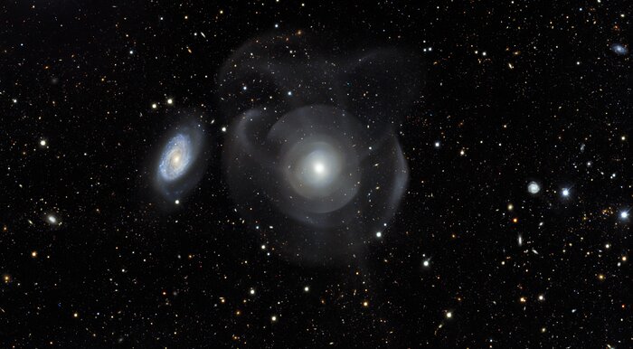 Elliptical galaxy NGC 474 — excerpt from the Dark Energy Survey