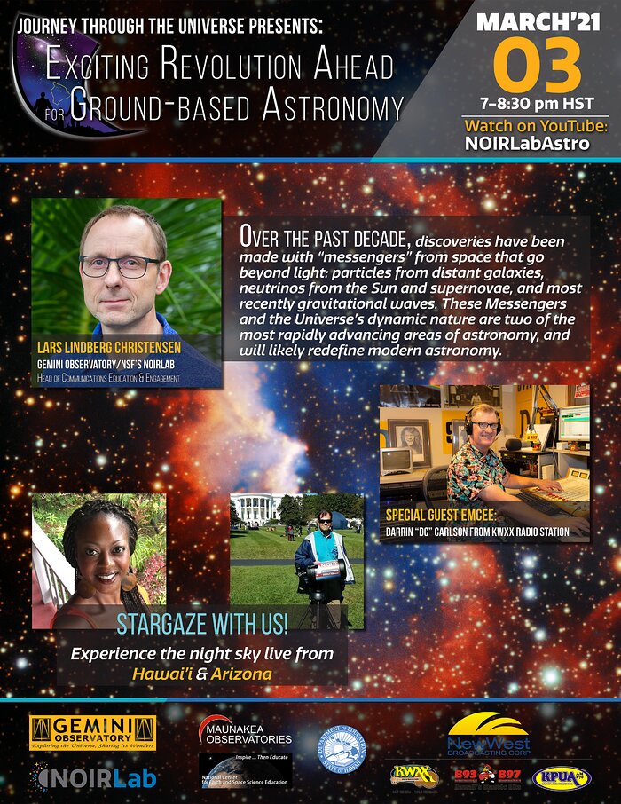 3 March 2021 Journey Through the Universe Public Talk