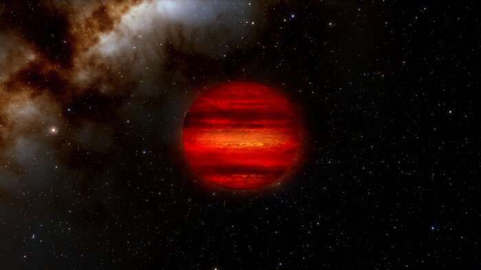 Brown Dwarf Illustration