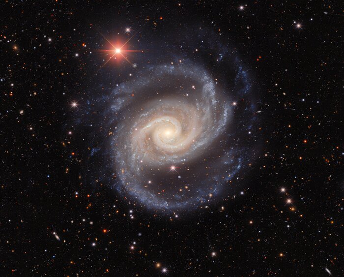 Spiral galaxy NGC 1566