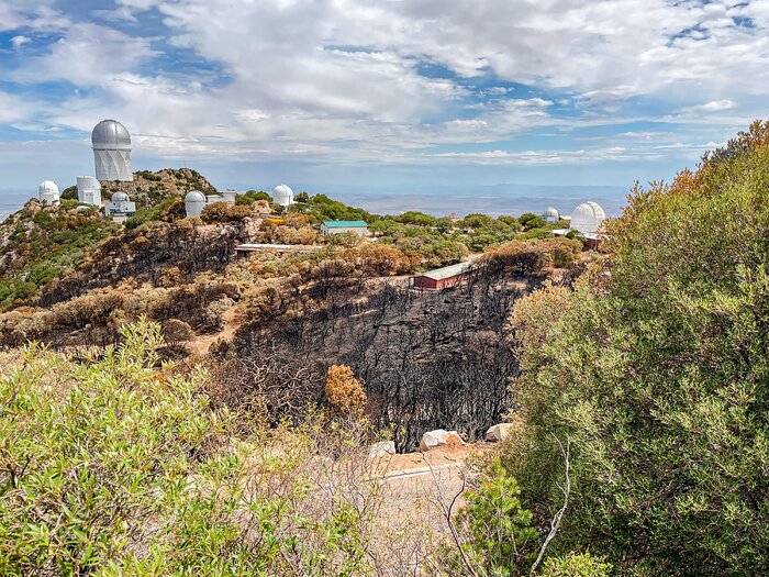 Kitt Peak National Observatory after the Contreras Fire