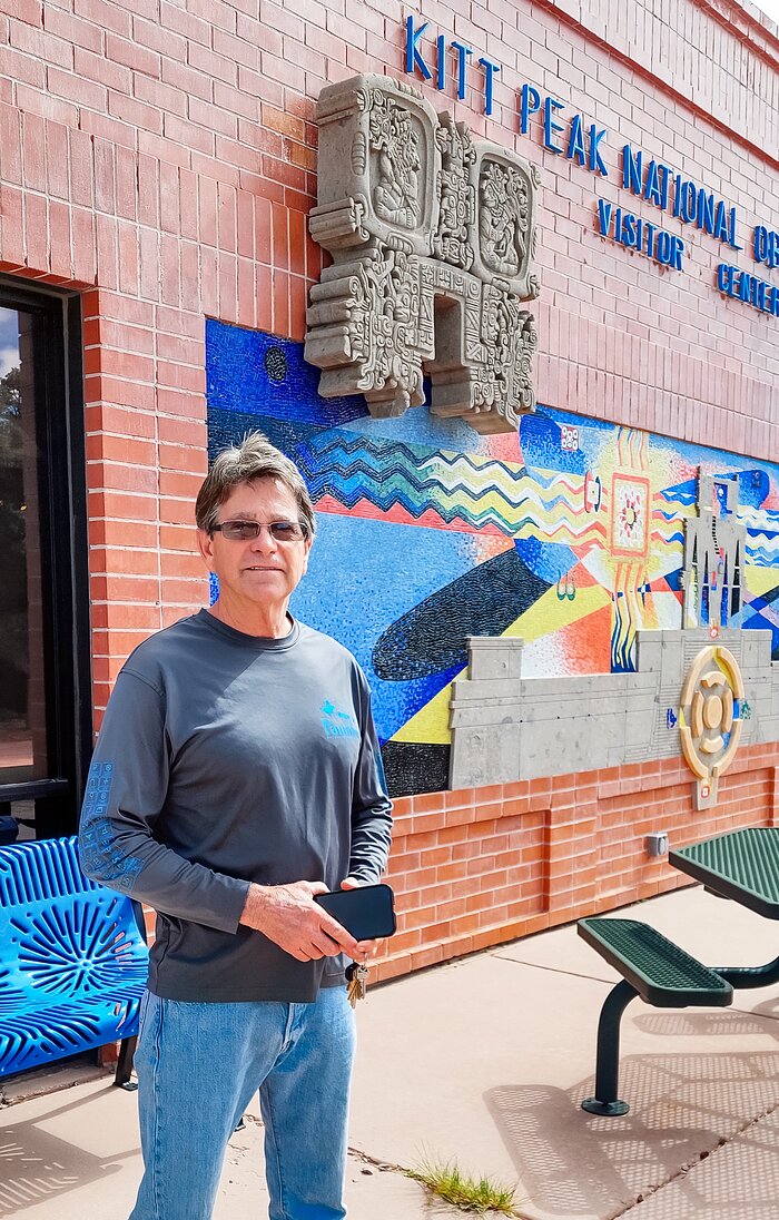 First Kitt Peak Day-time visitor after the pandemic and Contreras Fire