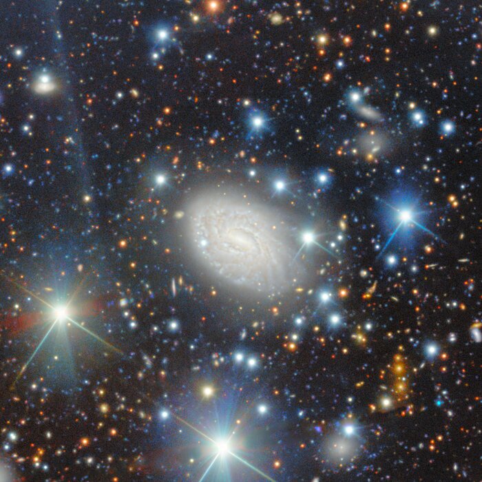 Spiral Galaxy in the Antlia Cluster