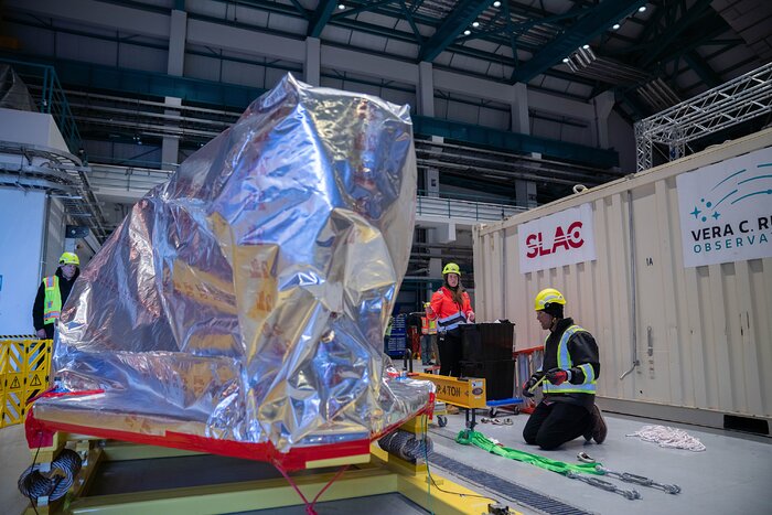 LSST Camera Arrives at Rubin Observatory