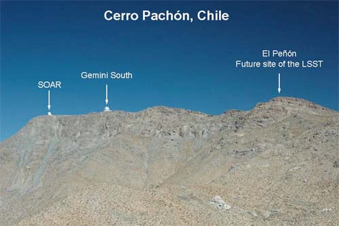 Future site of the LSST