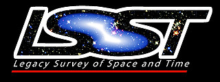 Logo: Legacy Survey of Space and Time - Dark background