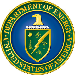 Logo: Seal of the United States Department of Energy (shaded)