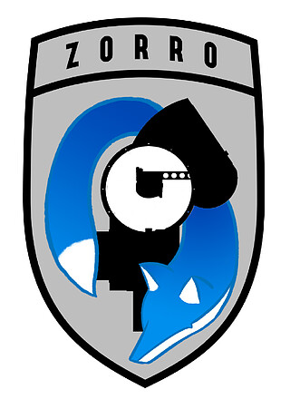 Logo: Zorro blue