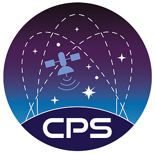 Logo:  Centre for the Protection of the Dark and Quiet Sky from Satellite Constellation Interference (CPS) Color Alt