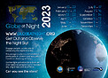 Postcard: Globe at Night 2023 (English)