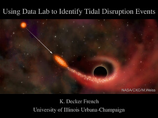 Presentation: Using Data Lab to identify Tidal Disruption Events