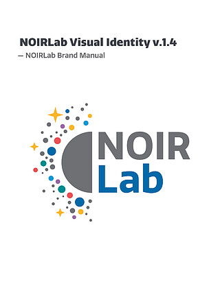 Identidad visual del logo de noirlab
