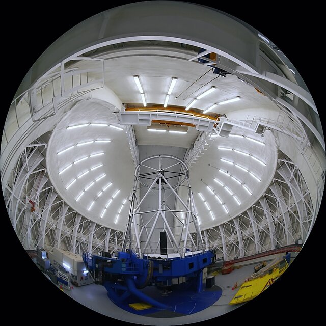 Gemini North Telescope Interior Fulldome