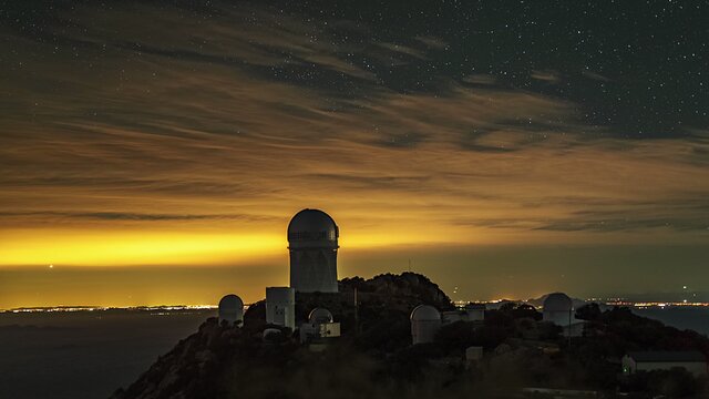 Kitt Peak Cloudy Timelapse