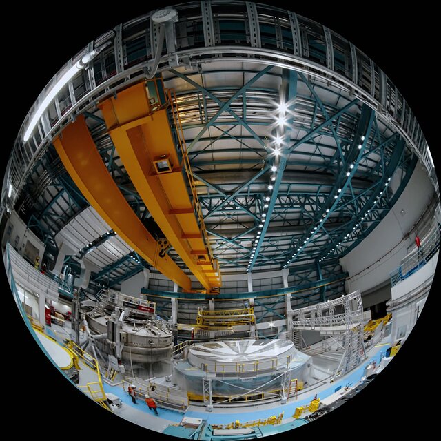 Vera C. Rubin Observatory Interior Fulldome