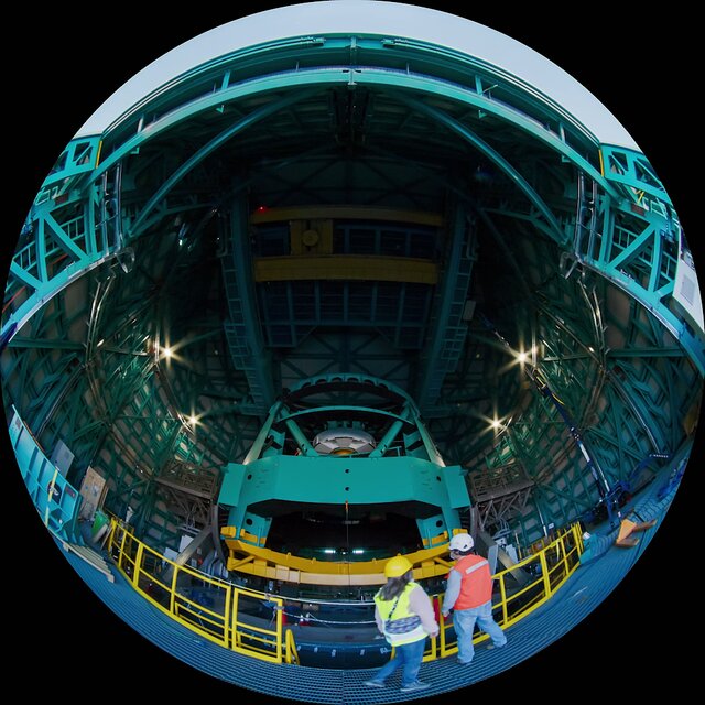 Vera C. Rubin Observatory Interior Fulldome