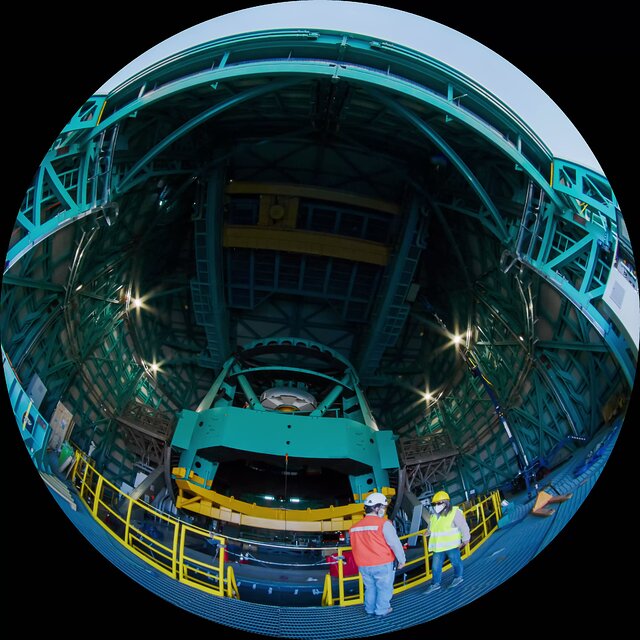 Vera C. Rubin Observatory Interior Fulldome