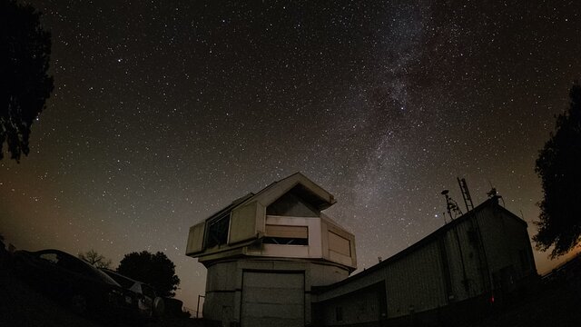 Milky Way Turns above WIYN