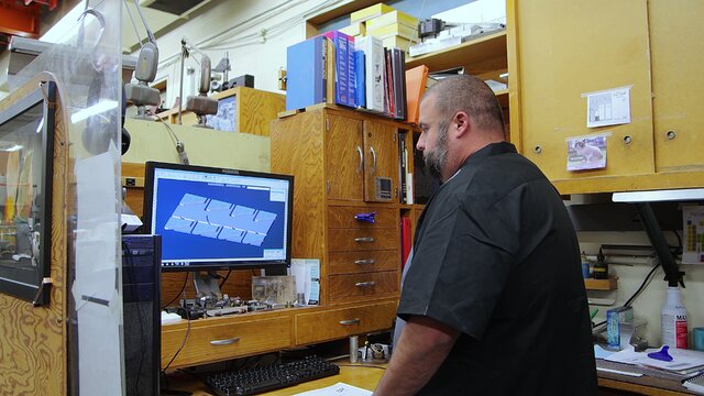 Anthony Borstad Inside NOIRLab Headquarters Machine Shop