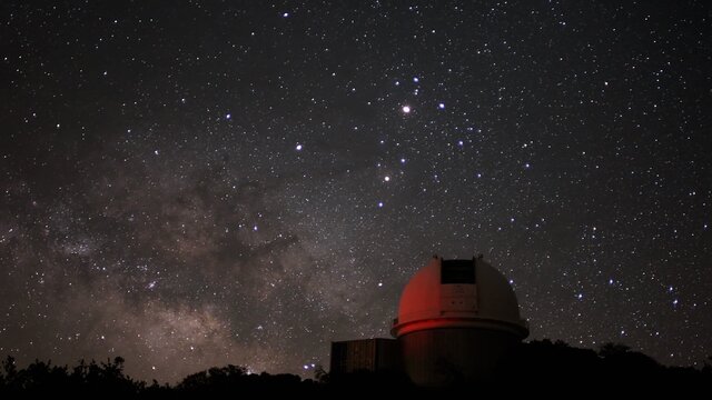KPNO 2.1-Meter Telescope Milky Way Timelapse