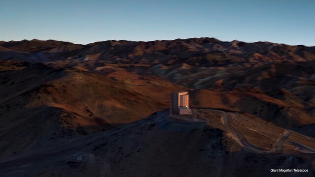 Animación del Telescopio Gigante de Magallanes