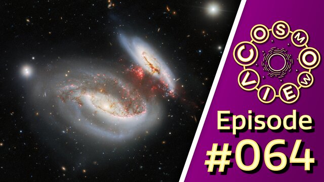 Cosmoview Episode 64: ‘Taffy Galaxies’ Collide, Leave Behind Bridge of Star-Forming Material