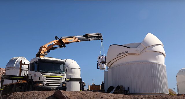 Lifting a Telescope Mount into PROMPT